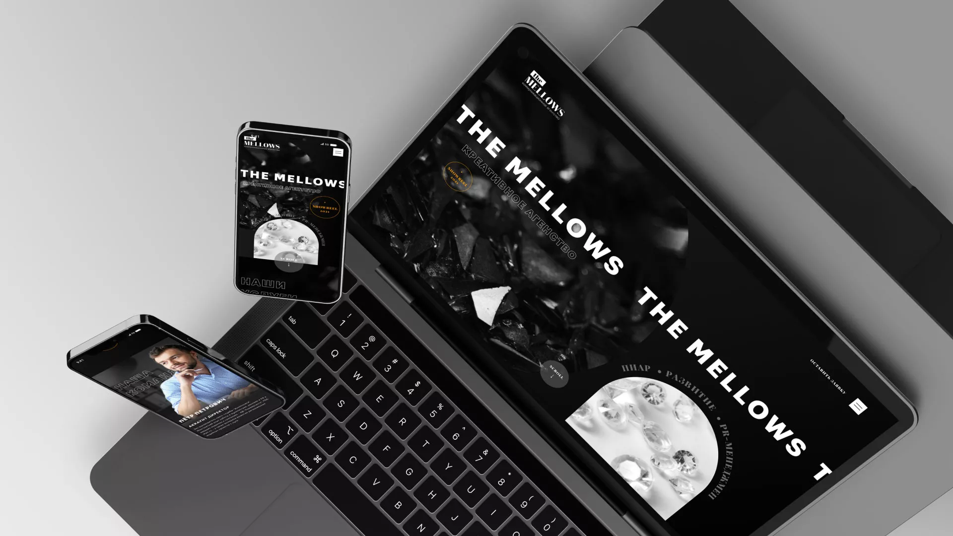 Разработка сайта креативного агентства «The Mellows» в Избербаше