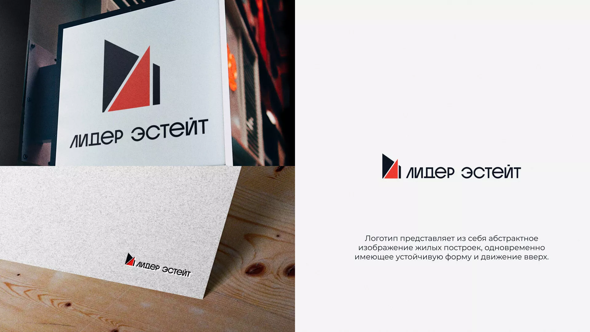 Сделали логотип для агентства недвижимости «Лидер Эстейт» в Избербаше