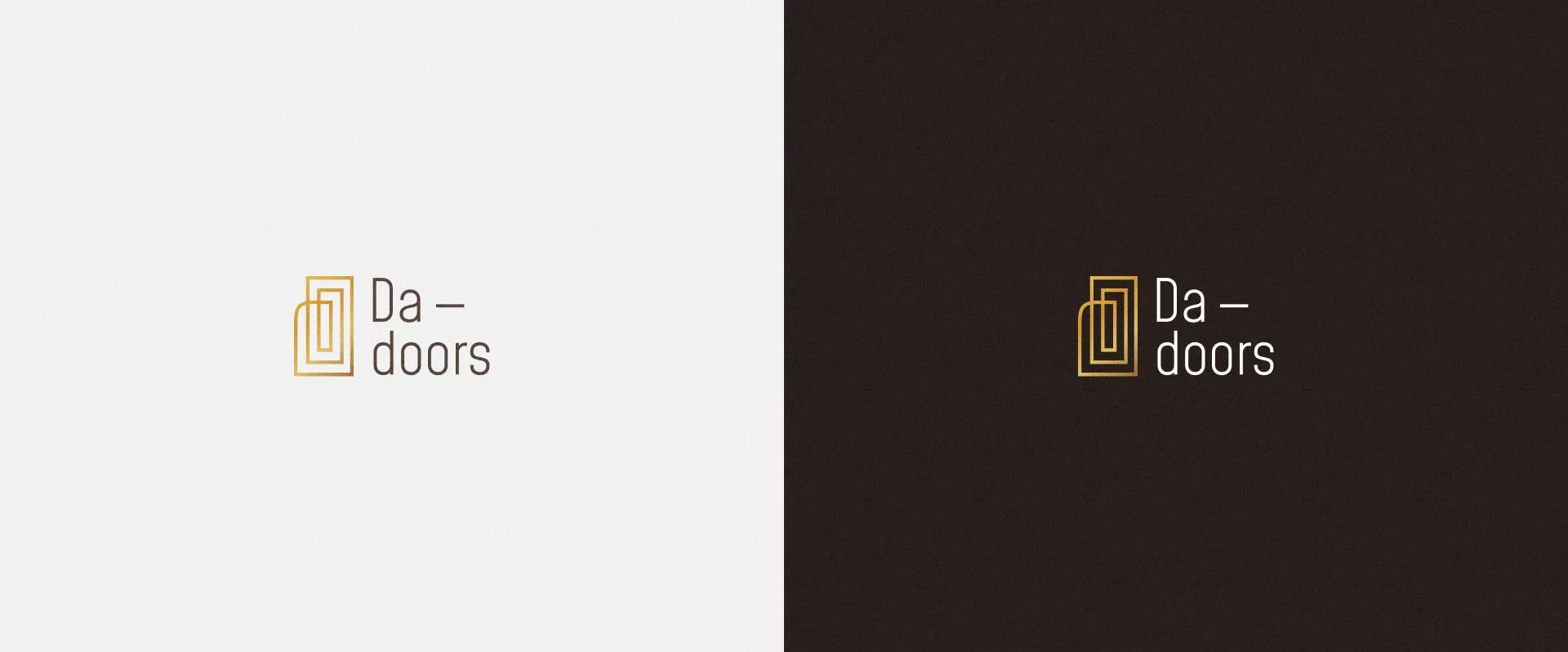 Разработка логотипа для компании «DA-DOORS» в Избербаше